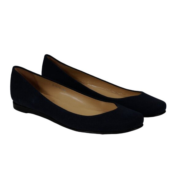 Opening Ceremony Womens Ballet Flats US 8 EU 38 Navy Blue Slip On Round Toe - Picture 1 of 10